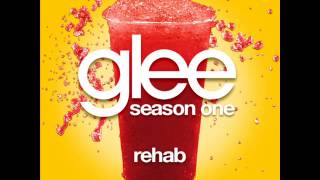 Glee  Rehab LYRICS [upl. by Pytlik42]