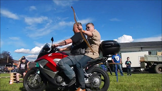 MOTORIZED CAVALRY ARCHERY with MC MAD DOGS AUSTRIA 2017 [upl. by Tallulah707]