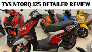 TVS Ntorq 125 Bs6 Detailed Review  Price  Mileage  Features  New Updates [upl. by Thea]