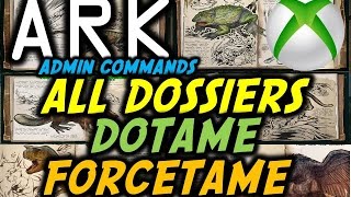 Ark Survival Evolved PS4Xbox All Dossiers Do Tame  Force Tame Commands  Now Free with PS Plus [upl. by Daron]