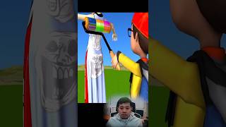 Scary Teacher 3D vs Squid Game in Rolling Paint Dresses Challenge Nick and Miss T best troll shorts [upl. by Marji356]