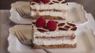 Tiramisu sans œufs et sans mascarpone économique en 10 min [upl. by Nadabus]