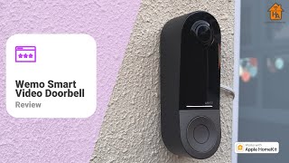 Wemo Smart Doorbell Review  Another HomeKit Secure Video Doorbell consideration [upl. by Pallas]