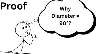 Why Diameter Make 90° in circle [upl. by Caraviello950]