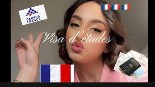 Partie 01￼ visa d’études🇫🇷 Démarches campus France 🇫🇷 [upl. by Nrek501]