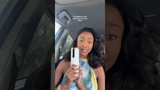 CAR GRWM CORDLESS HAIR CURLER👀😍getreadywitme grwm blackgirlhair beauty curlygirl temufinds [upl. by Aika]