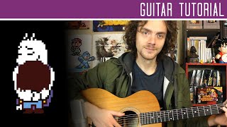 Undertale  Fallen Down guitar tutoriel [upl. by Enrico]