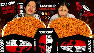 WORLD HOTTEST JOLOCHIP CHALLENGE😱🔥3X SPICY NOODLE  MY MONTHLY INCOME🤔QNA  ONE CHIP CHALLENGE [upl. by Yl876]