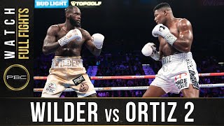 Wilder vs Ortiz 2 FULL FIGHT November 23 2019 [upl. by Bridge121]