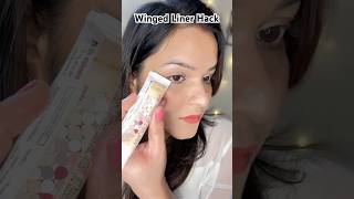 Winged Liner Hack  Eyeliner Hacks for Beginners ✨ ytshorts goesviral trendingshorts [upl. by Latsirhc]