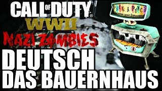 COD WW2 ZOMBIE BAUERNHAUS GLITCH DEUTSCH PACK A PUNCH [upl. by Boyd]