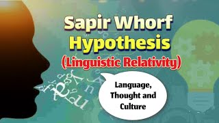 Sapir Whorf hypothesis in urdu hindi linguistic determinism Linguistic relativity [upl. by Haneehs]