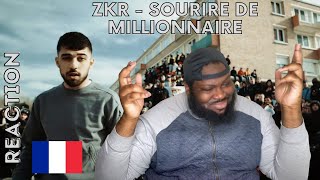 Zkr  Sourire de Millionnaire Clip Officiel UK REACTION  REACTING TO FRENCH DRILL [upl. by Bar452]