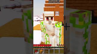 How Snow Golem Was made In Minecraft minecraft​ mclol​ minecraftshorts​ minecraftmysteries [upl. by Belinda]