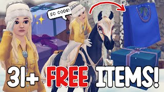 LAST CHANCE 31 FREE ITEMS SETS PETS STAR COINS CODE amp MORE STAR STABLE WINTER FESTIVAL ❄️ [upl. by Launame]