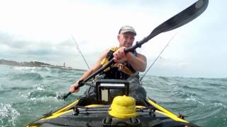 Kayak Fishing Windy Sea Palling [upl. by Geiger]