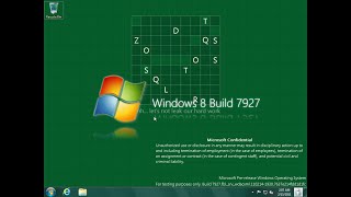 Taking a look at Windows 8 Build 7927 [upl. by Elyak857]