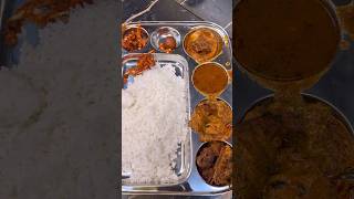 250 Rupees Unlimited Rice Non Veg Curries Thali  Chepala Pulusu  Chicken Fry Piece Biryani shorts [upl. by Akeber]