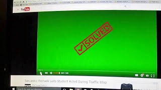 How To Fix YouTube Green Screen Problem And Issues On Windows PCLaptop [upl. by Mandel]