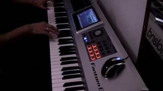 Roland Fantom G7 Live set playing [upl. by Cthrine]