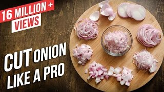 How To Cut Onions Like A Pro  Different Ways To Chop An Onion  Basic Cooking [upl. by Dorisa]