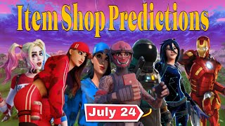 Fortnite Item Shop Tomorrow Predictions  Wednesday  July 24 2024 July242024 [upl. by Animrac]