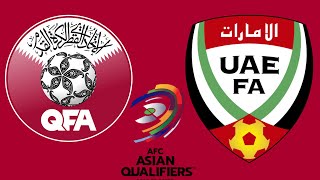 PRONÓSTICO QATAR VS EAU  CLASIFICACION AL MUNDIAL 2026 ZONA ASIA [upl. by Nodal]