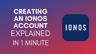 How To Create IONOS Account 2024 [upl. by Olenolin]