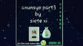 Anunsyo part3 stl jueteng lotto panaginip by sieteXIcma81 [upl. by Sherburne]