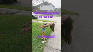 I quit lol funnyChallenge Stretch Backend JulesGymnastics ICan’t XGymnast Quit Wednesday A [upl. by Cida]