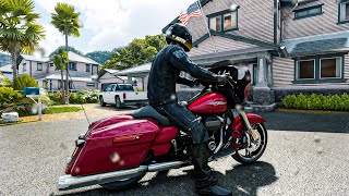 Harley Davidson Street Glide Roadtrip POV  The Crew Motorfest Gameplay [upl. by Lorilee]