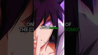 Why does Sasuke only have one Rinnegan eye anime naruto narutoshippuden [upl. by Nehcterg]