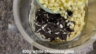 Oreo NYC Cookie  Delicious Cookie  Recipe [upl. by Adiam]