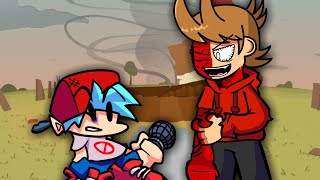 fnf tord red fury preremastereddTordbot cutscene [upl. by Emor878]