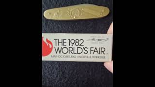 1982 Worlds Fair collectible knife collectibles knife [upl. by Braeunig202]