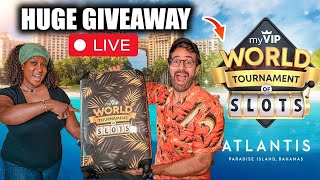 Huge Announcement Picking The myVIP World Tournament of Slots Giveaway Winner LIVE 🏆 [upl. by Kendry]