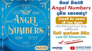 ඔයත් නිතරම Angel Numbers දකින කෙනෙක්ද Part 02 Law Of Attraction Sinhala universelifeofficial [upl. by Hertzfeld959]