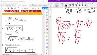 3ro Álgebra radicación y ecuación exponencial [upl. by Levenson]