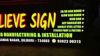 sign board manufacturing amp installation [upl. by Imekawulo]