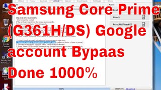 Samsung G361HDS FRP Unlock 100000 tested With Z3X tool Pro [upl. by Ely]