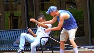 Handcuffing People Prank  RebelTV [upl. by Resee]