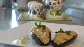 Receita de Berinjela com Hummus [upl. by Marola]