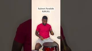 Drum Rudiments for Beginners Paradiddle [upl. by Htiekel]