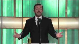 The Best of Ricky Gervais at The Golden Globes 20102012 [upl. by Eillit134]