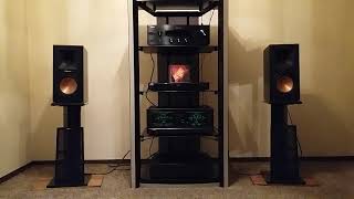 Klispch RP160m  Integra M504 2 channel richwarm sounding amp equals synergy with Horn tweeters [upl. by Albertina]