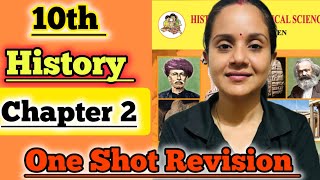 10th History  Chapter 2  One Shot Revision [upl. by Doe]