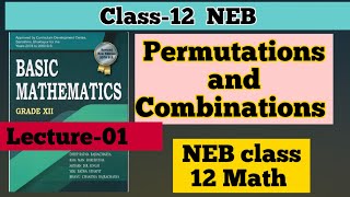 12 class NEB Permutations and combinations part01 [upl. by Amzu527]