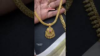 One gram gold plated necklace gangacollections [upl. by Isej285]