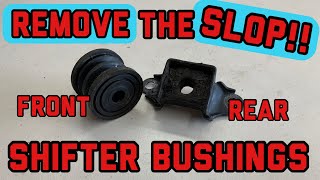 WRX SHIFTER BUSHINGS INSTALL  HOW TO GUIDE TUTORIAL  2008 2009 2010 2011 2012 2013 2014 [upl. by Viviyan264]