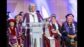 Louise Penny receiving honorary doctorate from Laurier University [upl. by Giacobo]